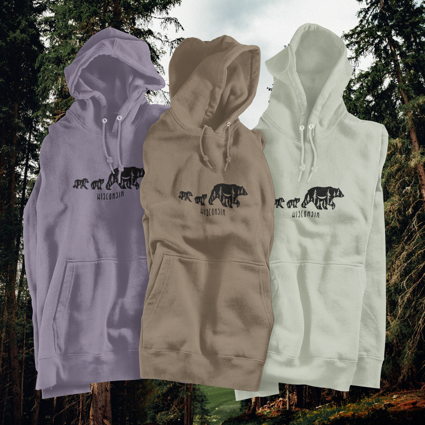 Wisconsin Bears Heavyweight Hoodie