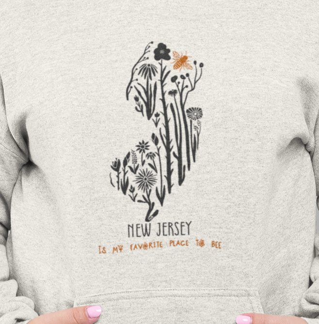 New Jersey is my Favorite Place to Bee Unisex Hoodie