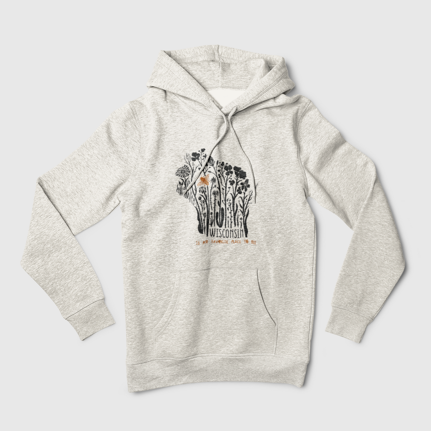 Wisconsin is my Favorite Place to Bee Unisex Hoodie