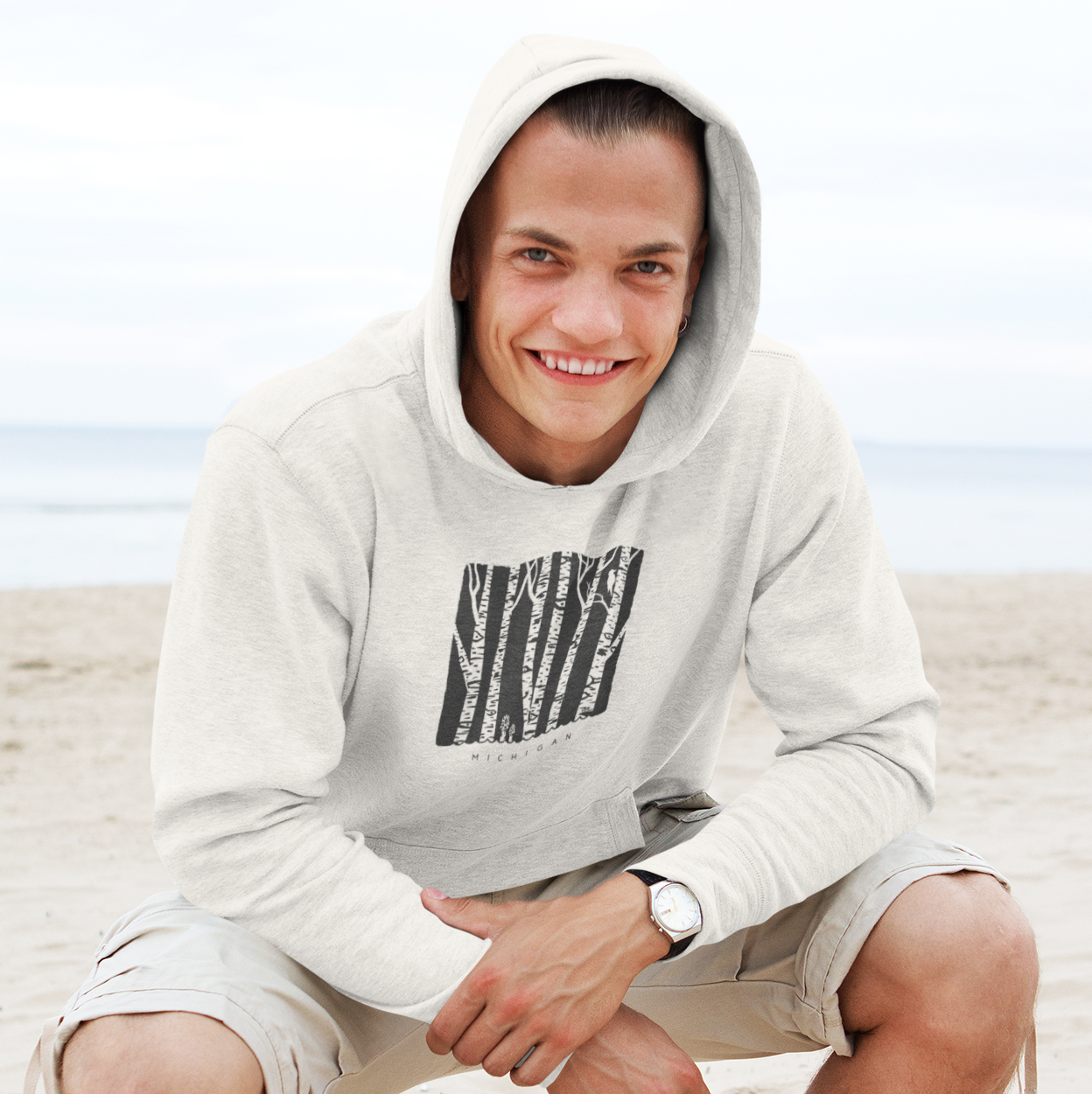 Birch Forest: Michigan Midweight Hoodie