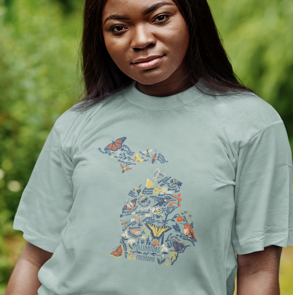 Pollinators of Michigan Unisex Tee