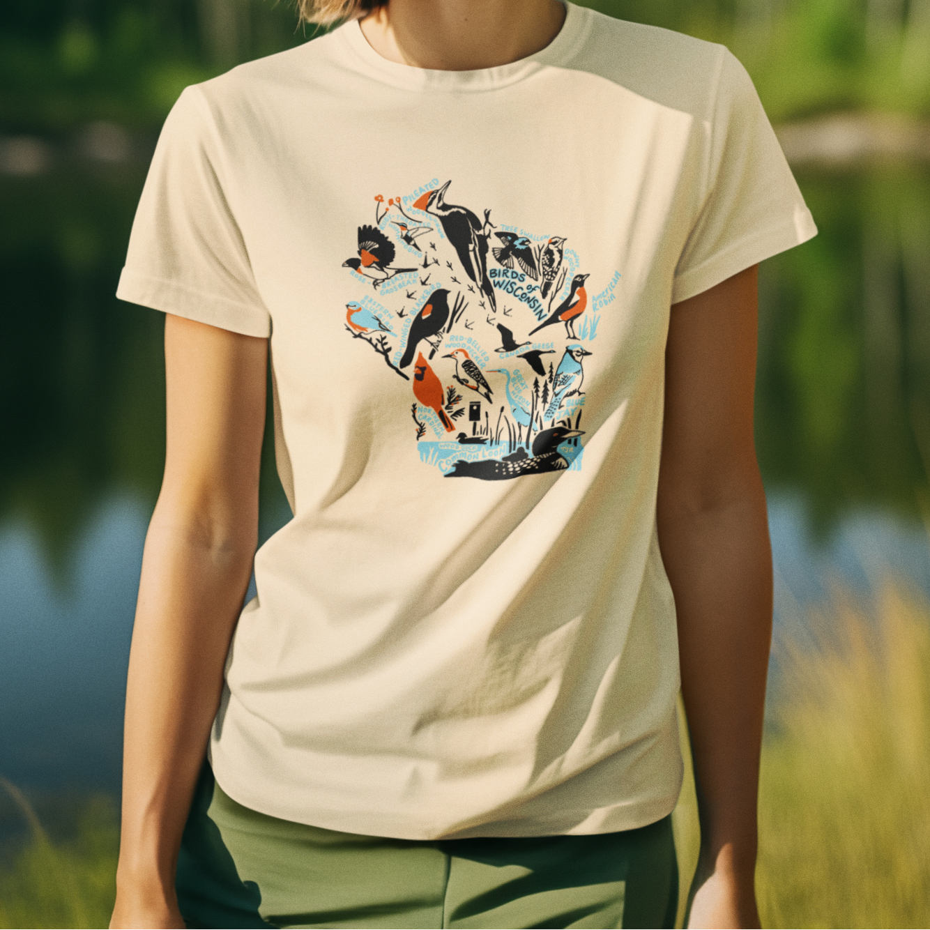 Birds of Wisconsin Unisex Tee