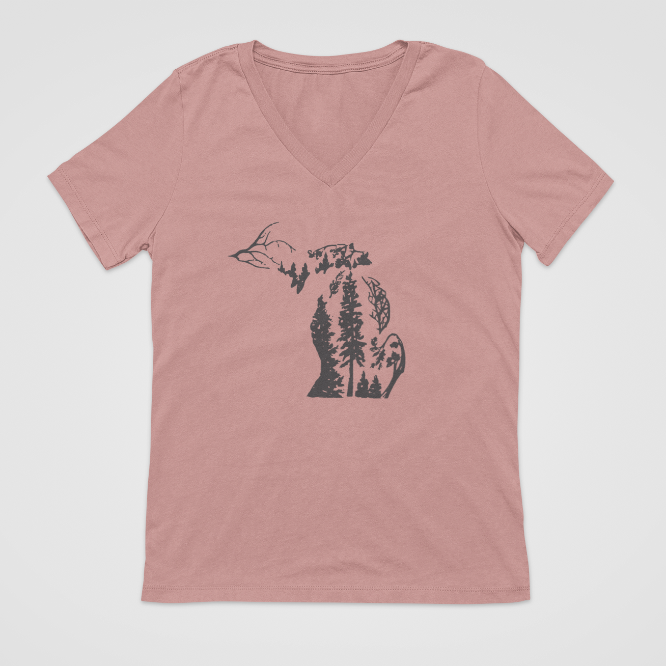 Michigan Pines Ladies V-Neck