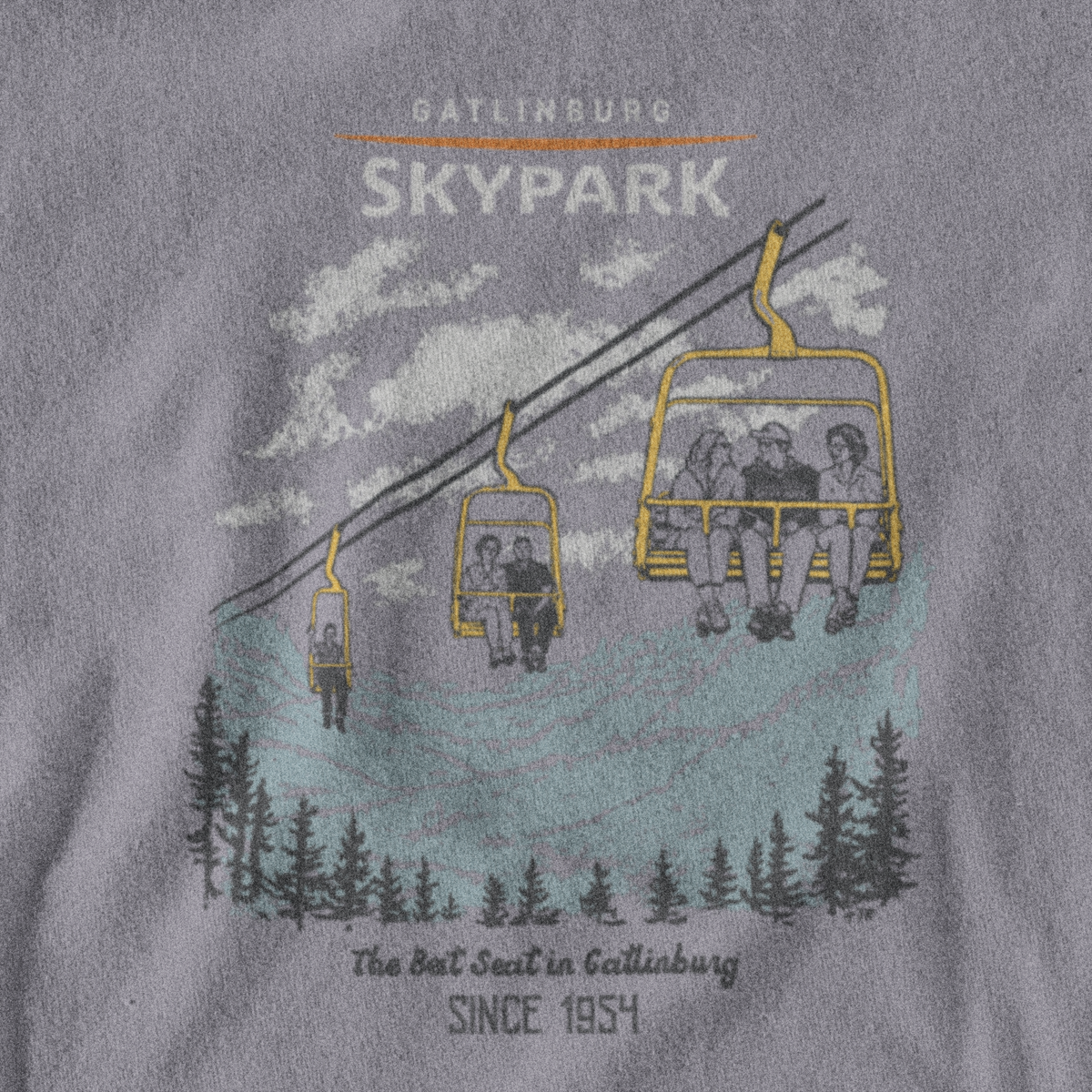 The Best Seat in Gatlinburg Unisex Tee