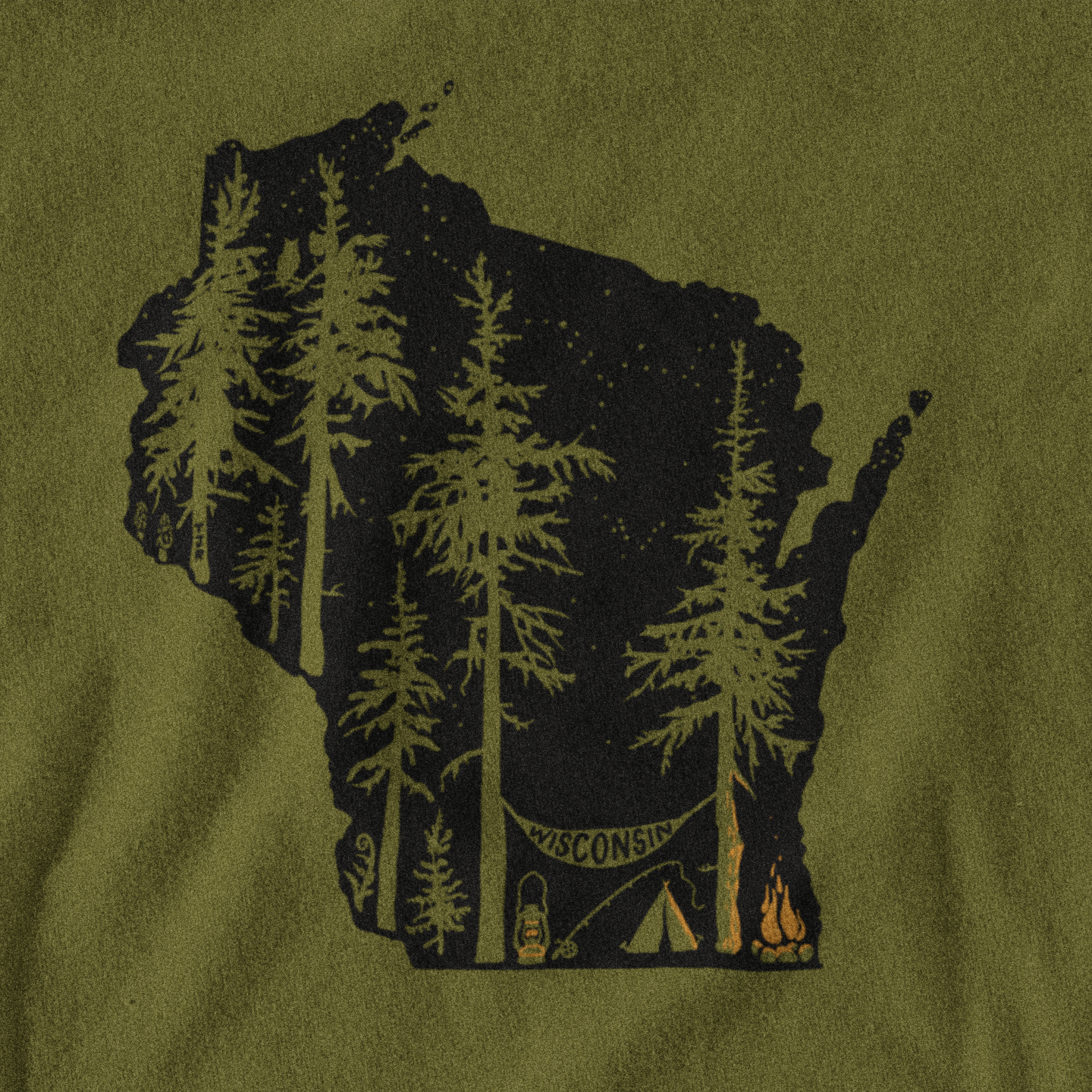 Wisconsin Camping Unisex Tee