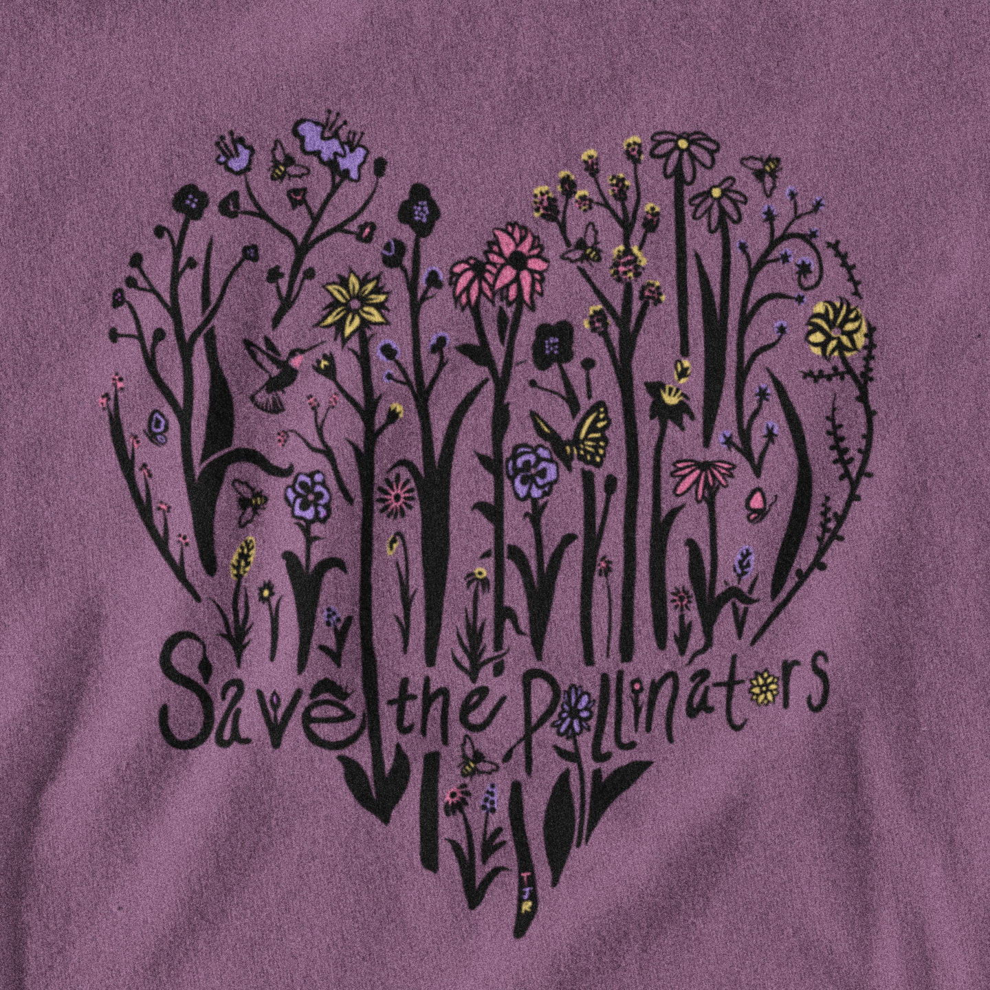 Save the Pollinators Heavyweight Unisex Tee