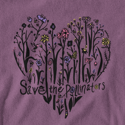 Save the Pollinators Heavyweight Unisex Tee