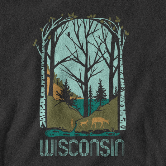 Water's Edge: Wisconsin Heavyweight Unisex Tee