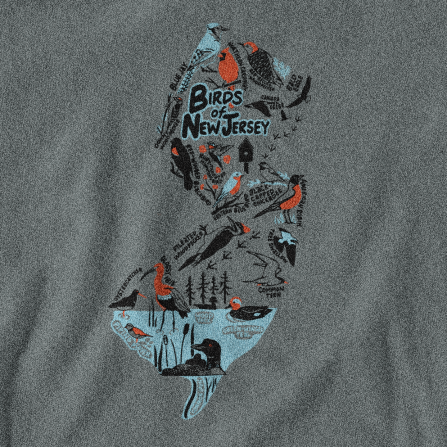 Birds of New Jersey Unisex Tee