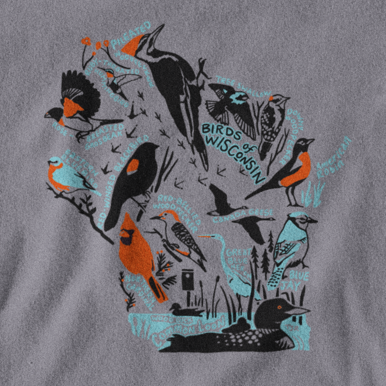 Birds of Wisconsin Unisex Tee