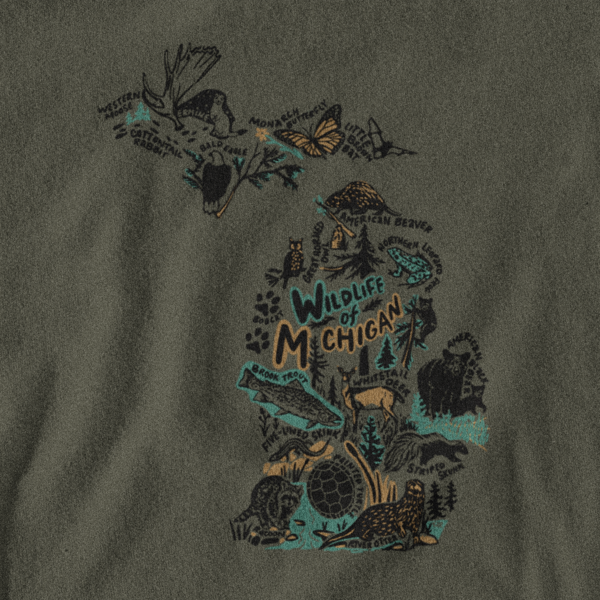 Wildlife of Michigan Unisex Tee