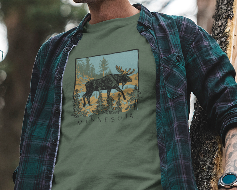 Moose Creek: Minnesota Unisex Tee