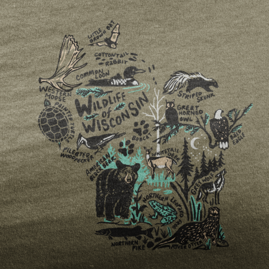 Wildlife of Wisconsin Unisex Tee