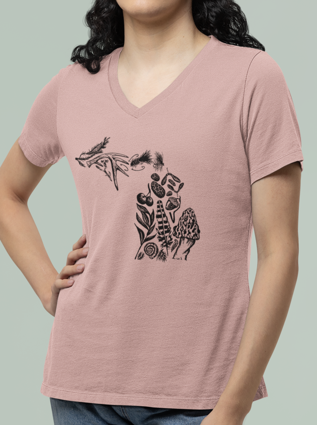 Naturally Michigan Women's V-neck